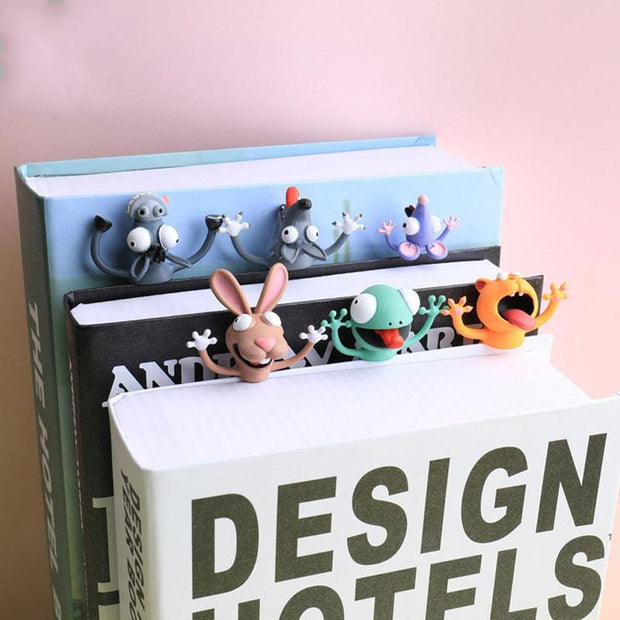 3D Cartoon Animal Bookmark