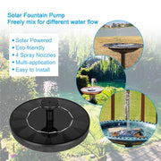 Solar Power Fountain Pump