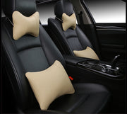 Leather Car Neck Pillow