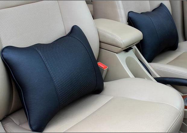 Leather Car Neck Pillow