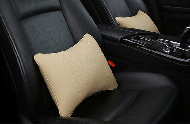 Leather Car Neck Pillow