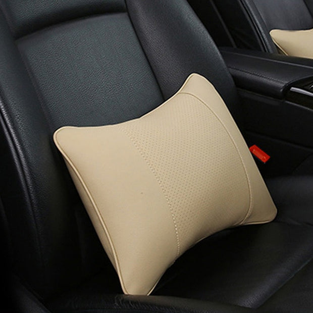 Leather Car Neck Pillow